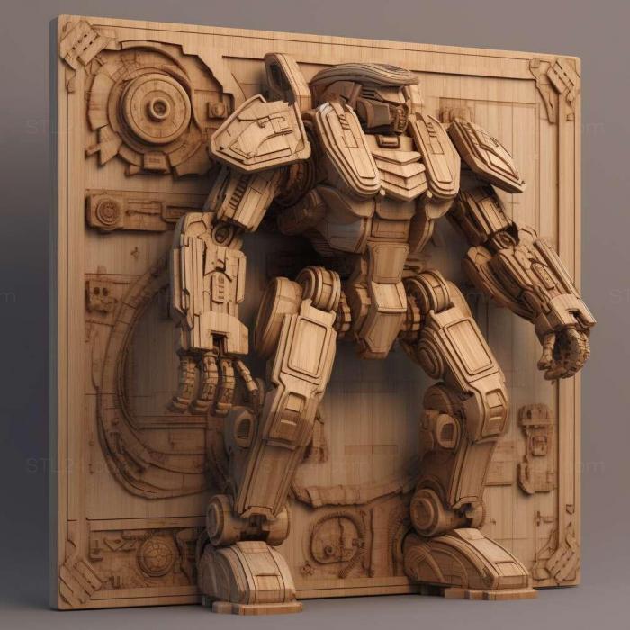 Games (War Robots 3, GAMES_31247) 3D models for cnc